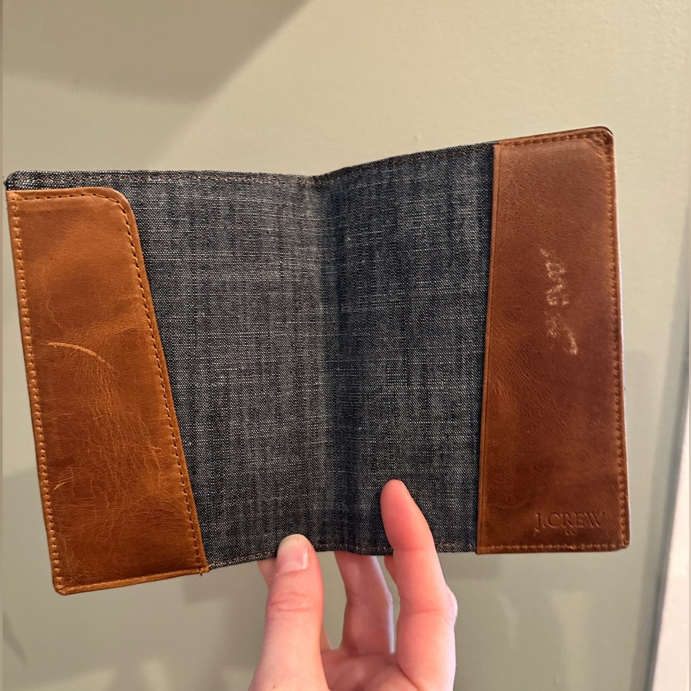 Like New ✨ Brown Leather Passport Holder - Picture 2 of 3